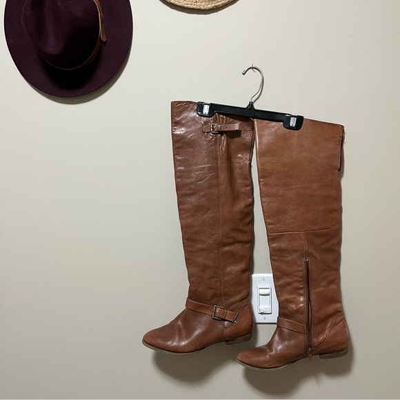 Leather Aldo Over the Knee Boots - Picture 3 of 3